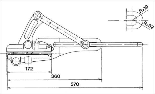 Self-gripping clamp IR 3107